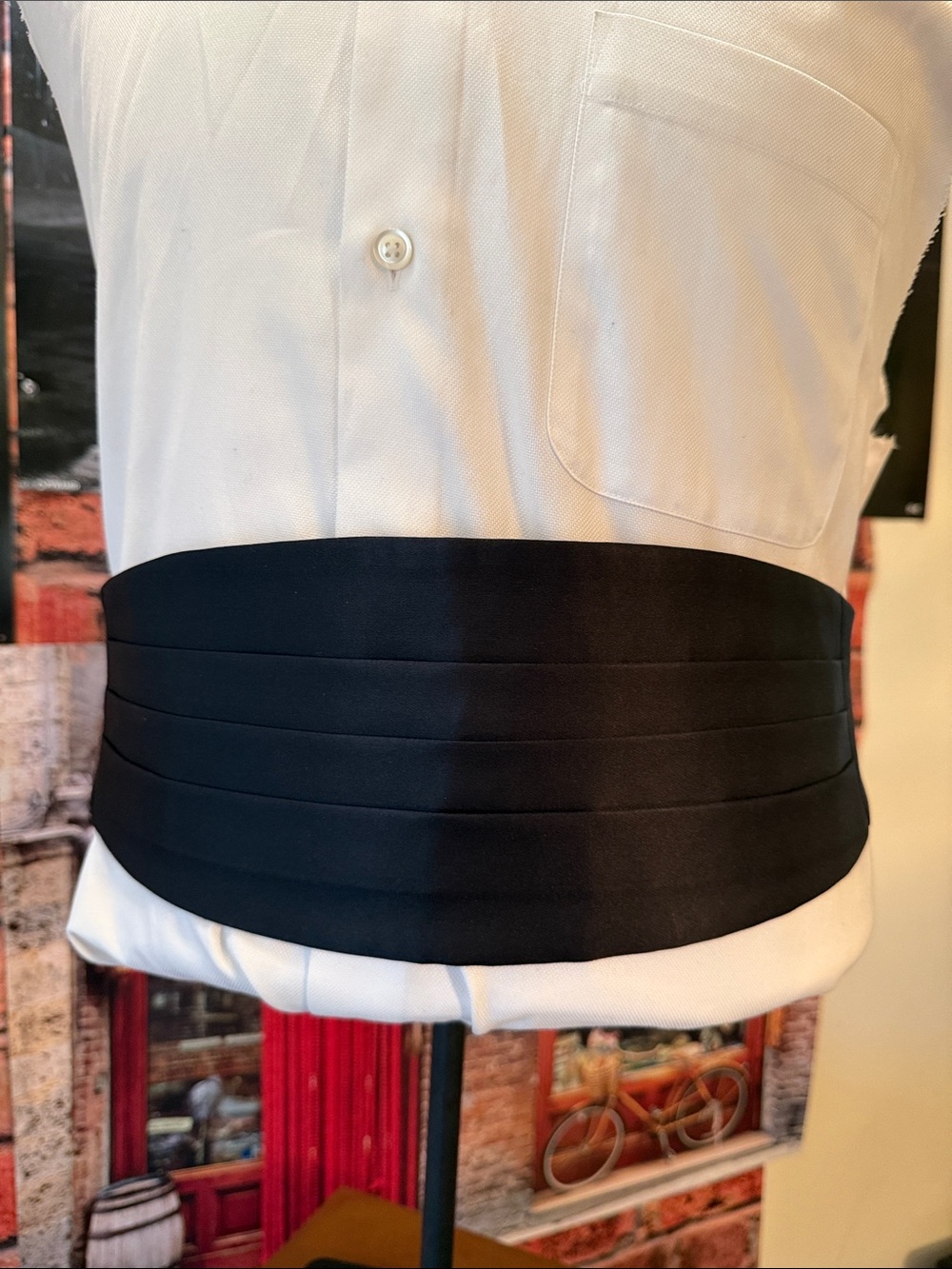 Neiman Marcus Black Cummerbund